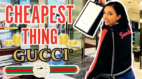 what is the cheapest thing to buy at gucci